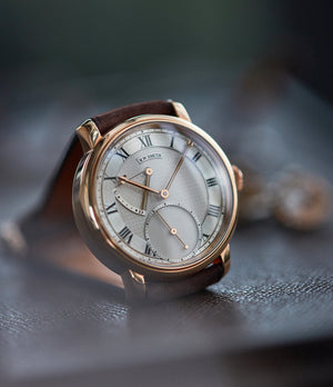 Co-Axial escapement Roger Smith Series 2 rose gold time-only dress watch British for sale online A Collected Man London