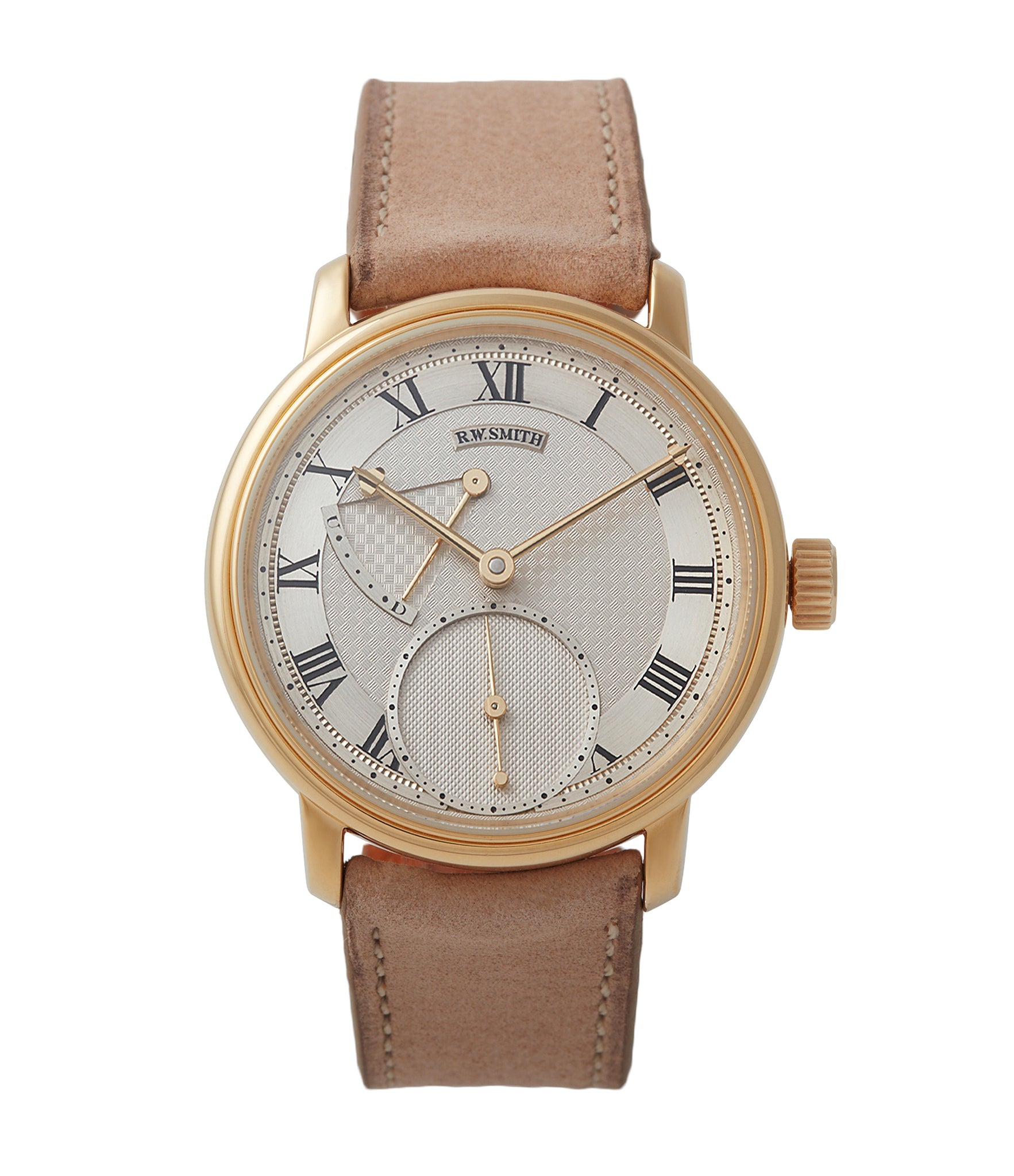 buy Roger W. Smith Series 2 yellow gold early pre-owned independent watchmaker for sale online A Collected Man exclusively approved re-seller Roger Smith 