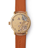 manual-winding hand-made in-house movement Roger W. Smith Series 2 yellow gold early pre-owned independent watchmaker for sale online A Collected Man exclusively approved re-seller Roger Smith 