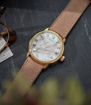 for sale Roger W. Smith Series 2 yellow gold early pre-owned independent watchmaker for sale online A Collected Man exclusively approved re-seller Roger Smith 