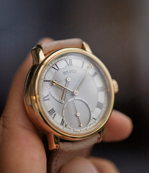 pre-owned Roger W. Smith Series 2 yellow gold early independent watchmaker for sale online A Collected Man exclusively approved re-seller Roger Smith 