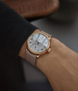 rare Roger W. Smith Series 2 yellow gold early pre-owned independent watchmaker for sale online A Collected Man exclusively approved re-seller Roger Smith 