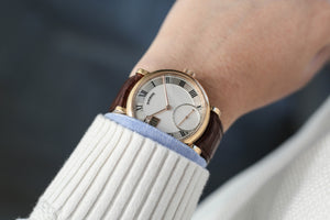 classic luxury rare watch buy Roger Smith rare watch Grande Panorama date flying tourbillon No. 1 red gold dress watch at A Collected Man approved reseller of independent watchmakers