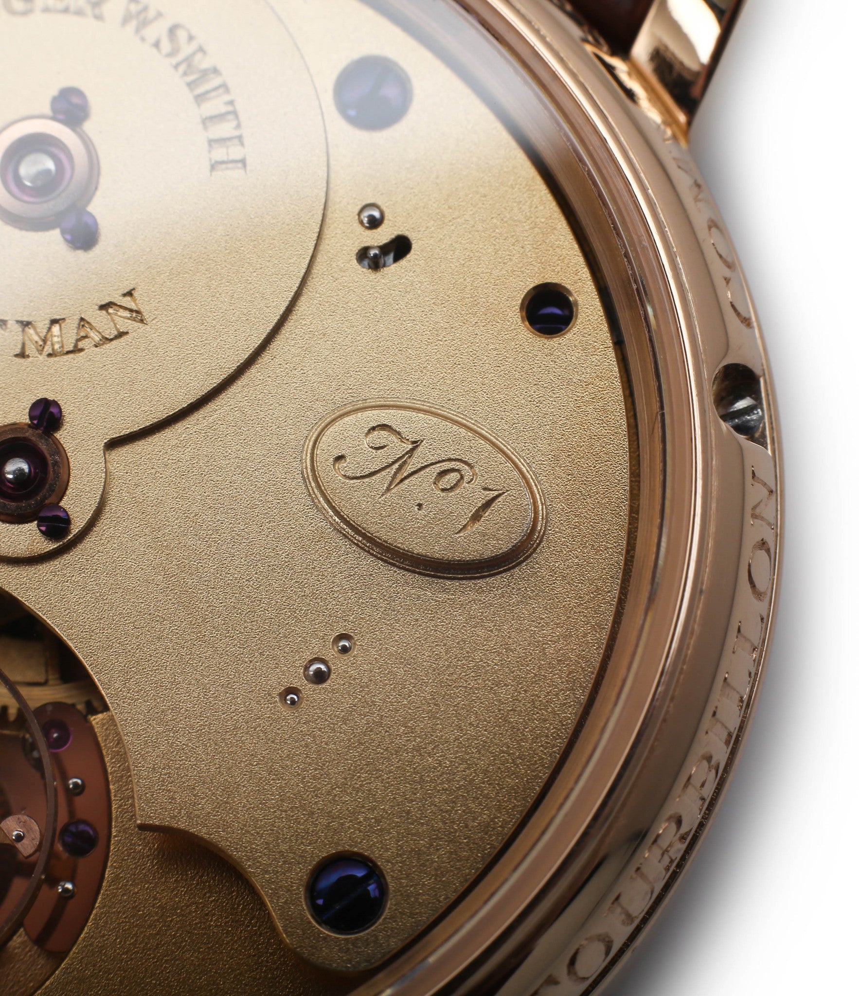 one-off buy Roger Smith rare watch Grande Panorama date flying tourbillon No. 1 red gold dress watch at A Collected Man approved reseller of independent watchmakers