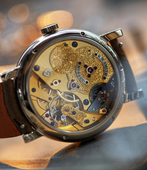 hand-made movement Roger Smith Series 5 Open-Dial British rare hand-made wristwatch independent watchmaker for sale online A Collected Man London