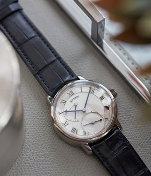 rare Roger W. Smith Series II white gold Edition 3 Number 1 pre-owned dress watch for sale A Collected Man London