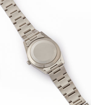 antimagnetic tool watch vintage Rolex Milgauss 1019 steel  for sale online at A Collected Man London UK specialist rare vintage Rolex watches