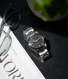 Rolex Milgauss 1019 steel antimagnetic tool watch for sale online at A Collected Man London UK specialist rare vintage Rolex watches