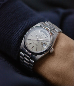 Rolex 18039 white best sale gold