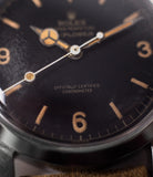 black radium dial vintage Rolex Explorer 6610 steel watch at A Collected Man