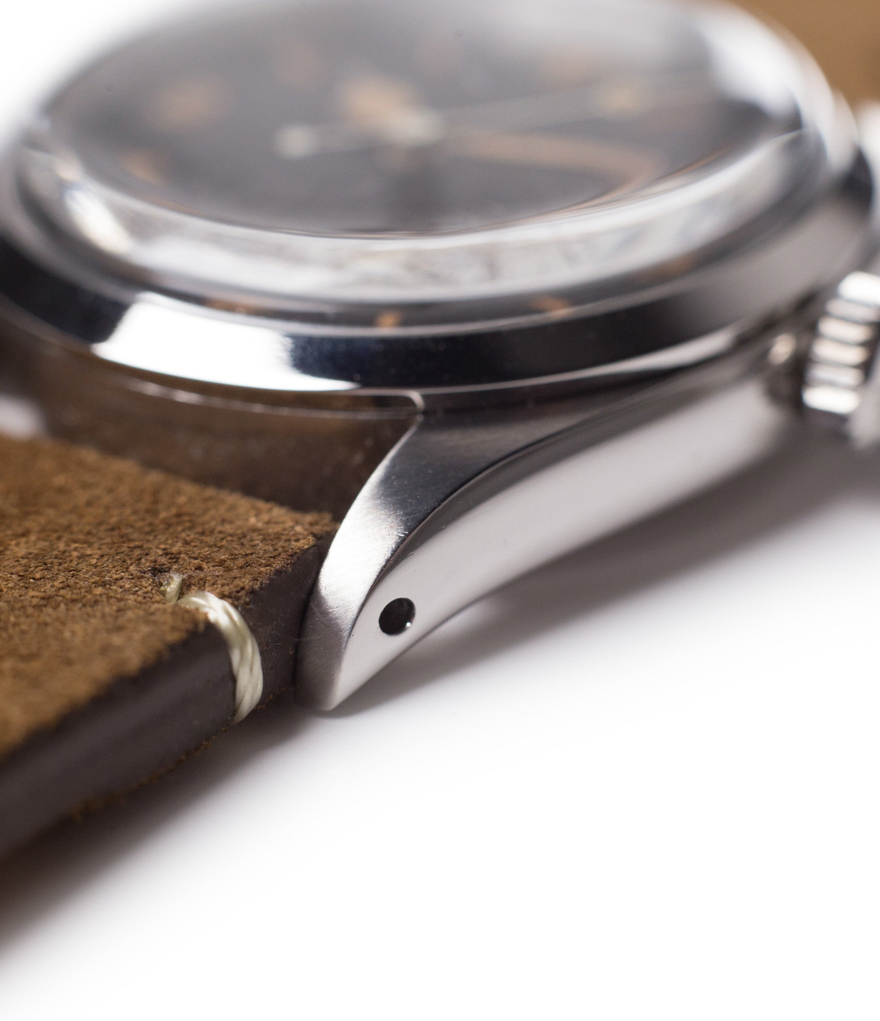 case vintage Rolex Explorer 6610 steel watch at A Collected Man