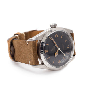for sale vintage Rolex Explorer 6610 steel watch at A Collected Man