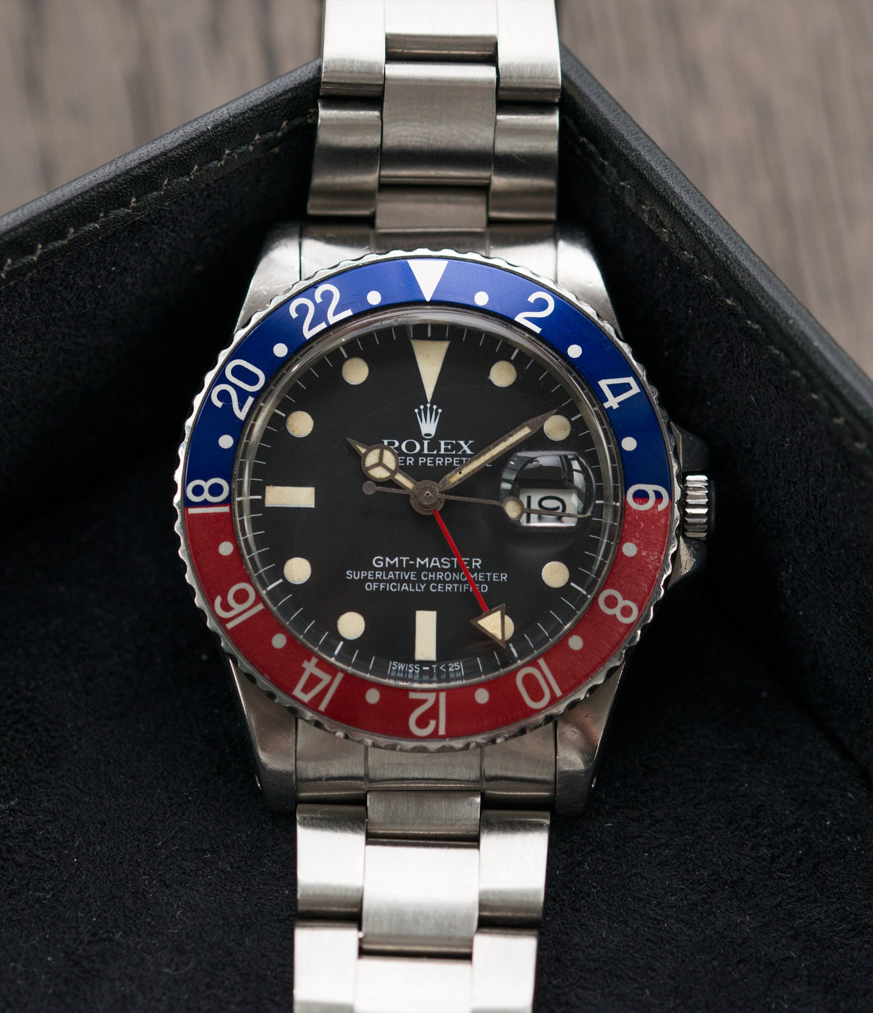 for sale vintage Rolex GMT-Master 16750 steel sport traveller watch for sale online at A Collected Man London vintage watch specialist