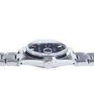 steel vintage Rolex 1500 black sigma dial date sports watch for sale online at A Collected Man vintage watch specialist
