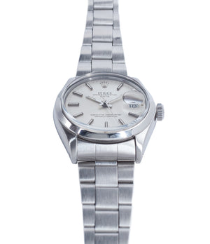 selling vintage Rolex Oyster Date 1500 steel vintage watch full set for sale online at A Collected Man rare vintage watch specialist