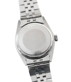 buy vintage Rolex Datejust 1601 linen dial Oyster Perpetual vintage automatic steel sport dress watch for sale online at A Collected Man London UK specialist rare vintage watches