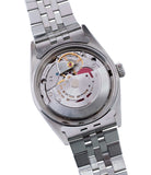 automatic 3035 Rolex Oyster Perpetual Datejust 16030 steel automatic silver dial watch Jubilee bracelet for sale online at A Collected Man London UK vintage watch specialist