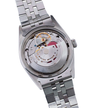 automatic 3035 Rolex Oyster Perpetual Datejust 16030 steel automatic silver dial watch Jubilee bracelet for sale online at A Collected Man London UK vintage watch specialist