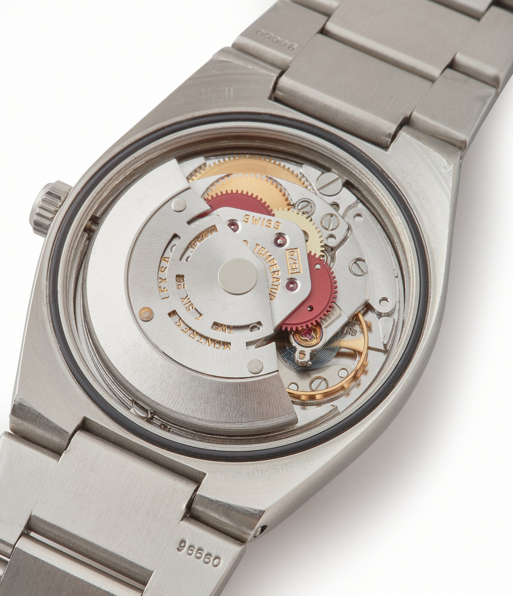 Cal. 1570 Rolex Oyster Perpetual 1530 steel sport watch with papers for sale online at A Collected Man London UK specialist of rare watches
