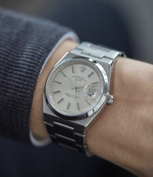 vintage Rolex watch Oyster Perpetual 1530 steel sport watch with papers for sale online at A Collected Man London UK specialist of rare watches