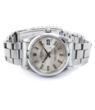 buy vintage Rolex 1500 Oyster Perpetual Date silver dial steel sport watch online for sale at A Collected Man London vintage watch specialist