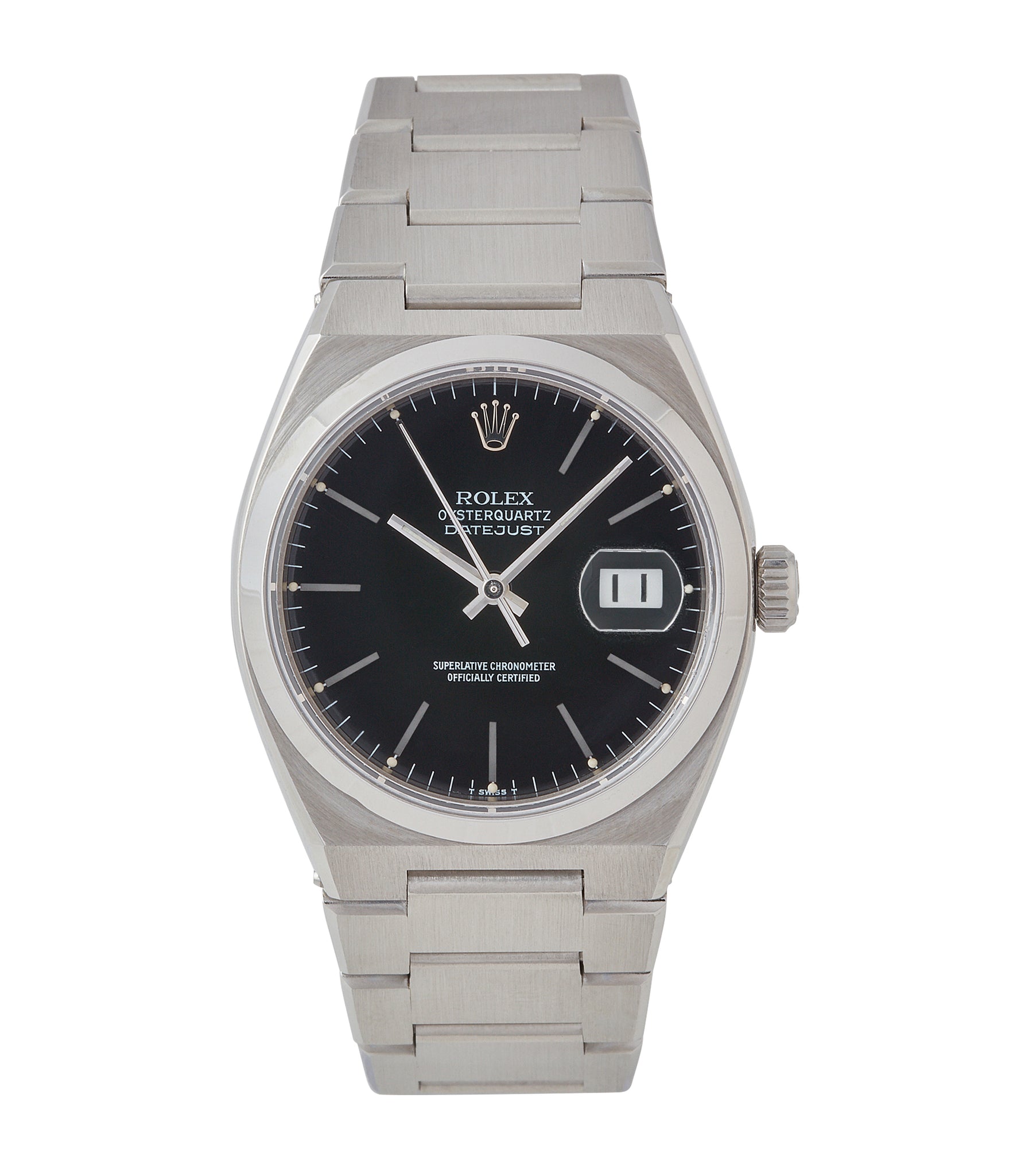 buy vintage Rolex Oysterquartz Datejust ref. 17000 steel sport watch full set for sale online at A Collected Man London specialist of rare watches