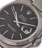 black dial Rolex Datejust Oysterquartz ref. 17000 steel sport watch full set for sale online at A Collected Man London specialist of rare watches