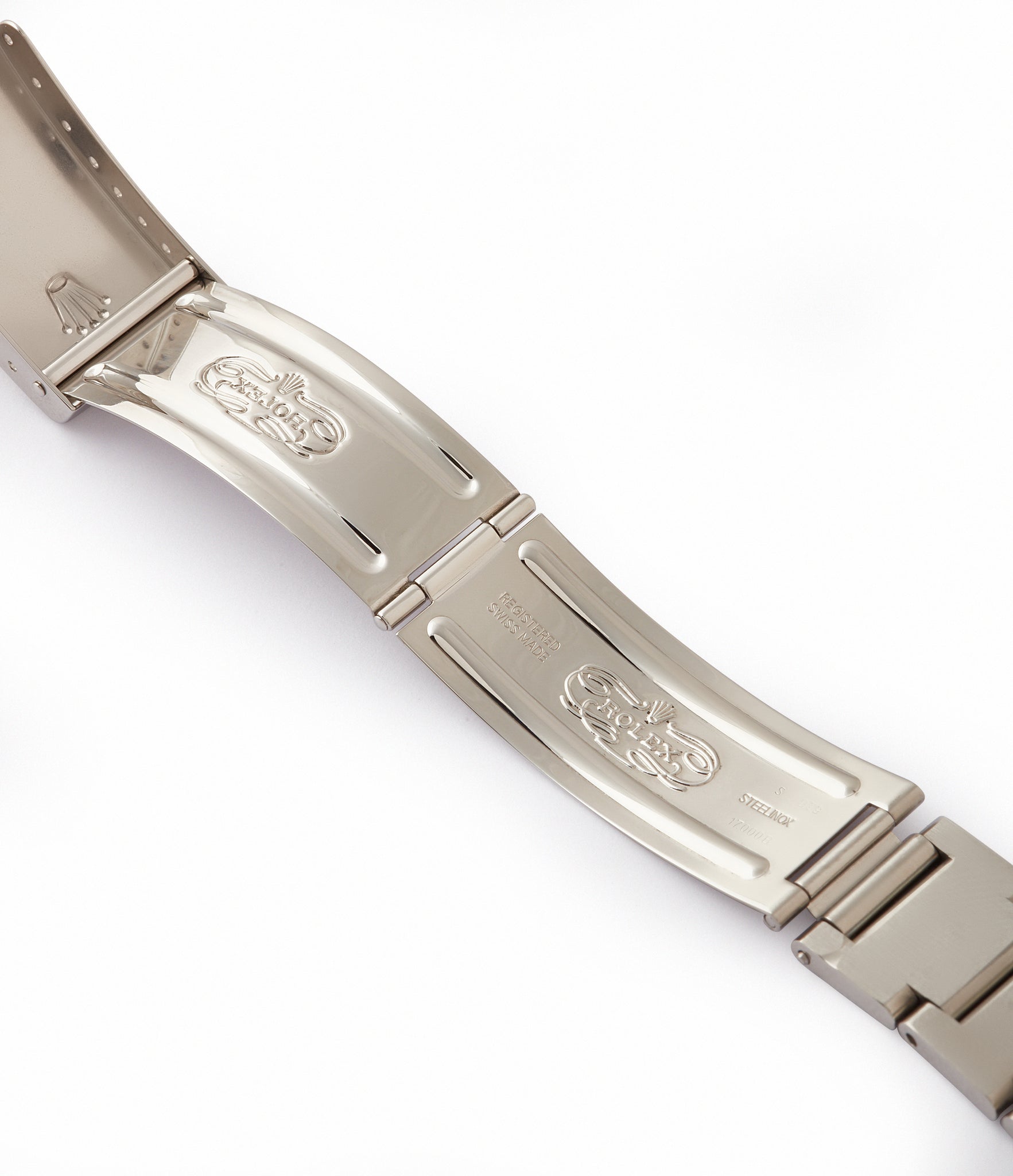 integrated Rolex bracelet 17000 Oysterquartz Datejust ref. 17000 steel sport watch full set for sale online at A Collected Man London specialist of rare watches