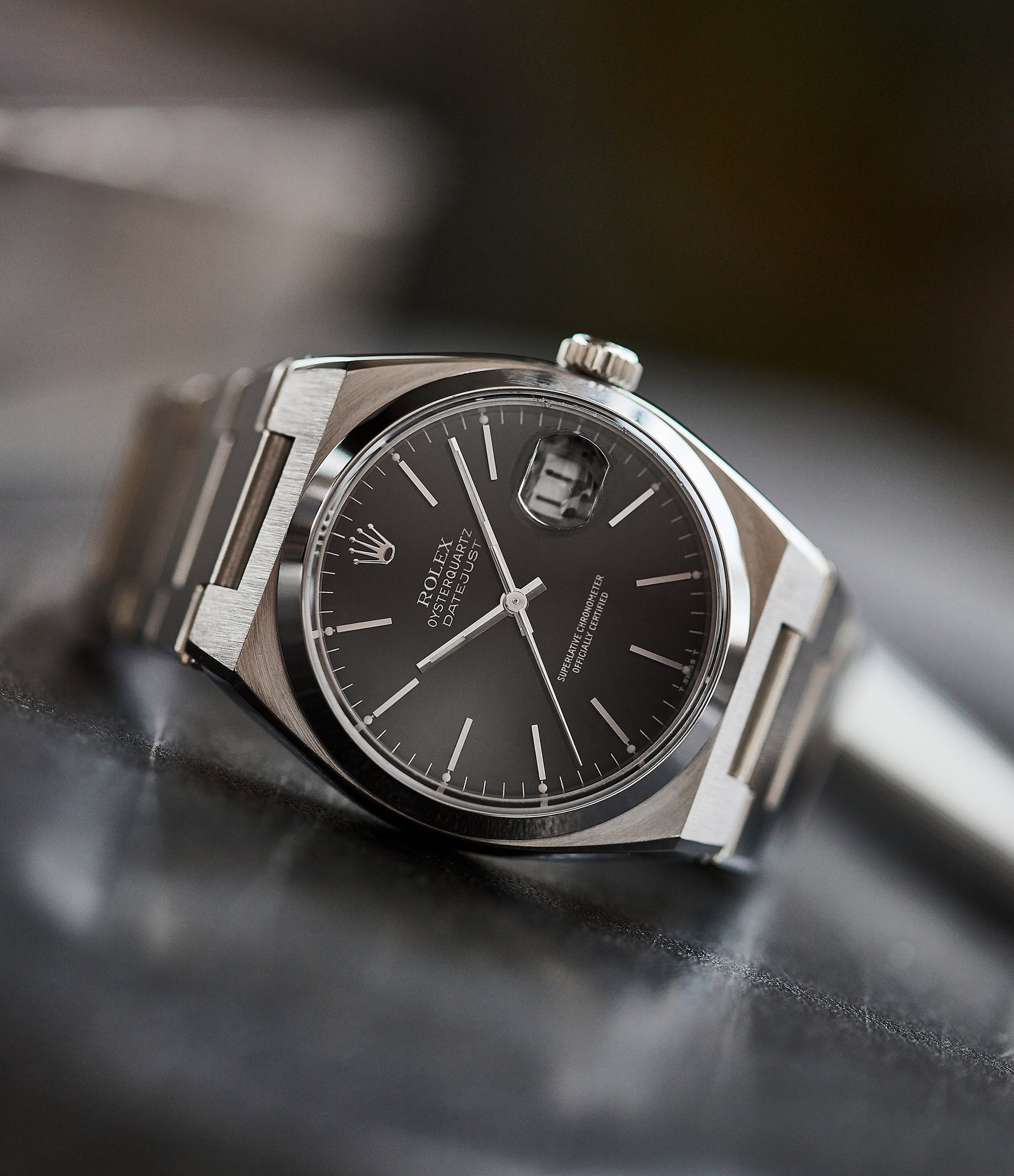 Rolex Oysterquartz Datejust ref. 17000 steel sport watch full set for sale online at A Collected Man London specialist of rare watches