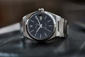 rare vintage Rolex Oysterquartz Datejust ref. 17000 steel sport watch full set for sale online at A Collected Man London specialist of rare watches