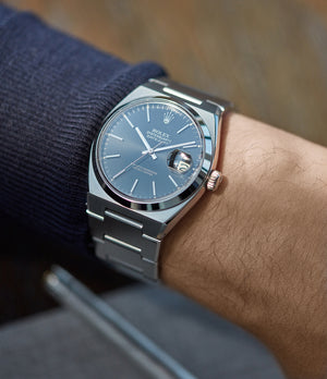vintage wristwatch Rolex Oysterquartz Datejust ref. 17000 steel sport watch full set for sale online at A Collected Man London specialist of rare watches