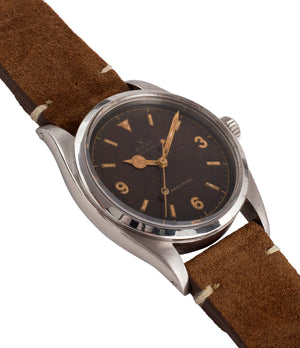 selling Rolex 6150 Precision Pre-Explorer steel sport watch automatic A296 for sale online at A Collected Man vintage watch specialist