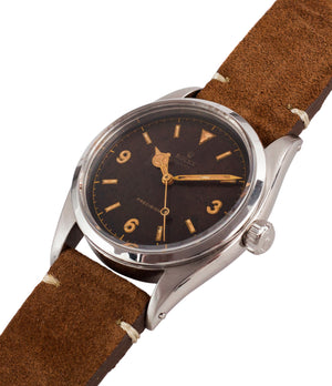 for sale Rolex 6150 Precision Pre-Explorer steel sport watch automatic A296 for sale online at A Collected Man vintage watch specialist