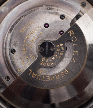 A296 automatic Rolex 6150 Precision Pre-Explorer steel sport watch for sale online at A Collected Man vintage watch specialist