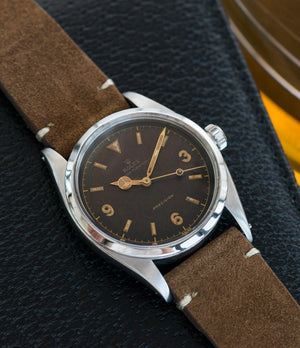 for sale vintage Rolex 6150 Precision Pre-Explorer steel sport watch automatic A296 for sale online at A Collected Man vintage watch specialist