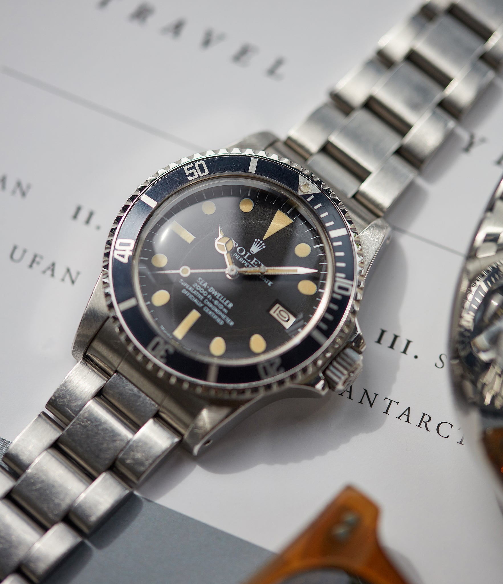 selling Rolex Sea-Dweller Great White 1665 A Collected Man steel