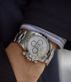 men's luxury sports watch Rolex Daytona 16520 Zenith steel vintage chronograph sports watch full set for sale online A Collected Man London specialist rare watches
