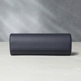Rome, four-watch roll, midnight blue, grained leather | Buy at A Collected Man London | Available Worldwide