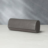 Rome, four-watch roll Four-watch oval-shaped roll in charcoal grey nubuck leather | A Collected Man | Available Worldwide
