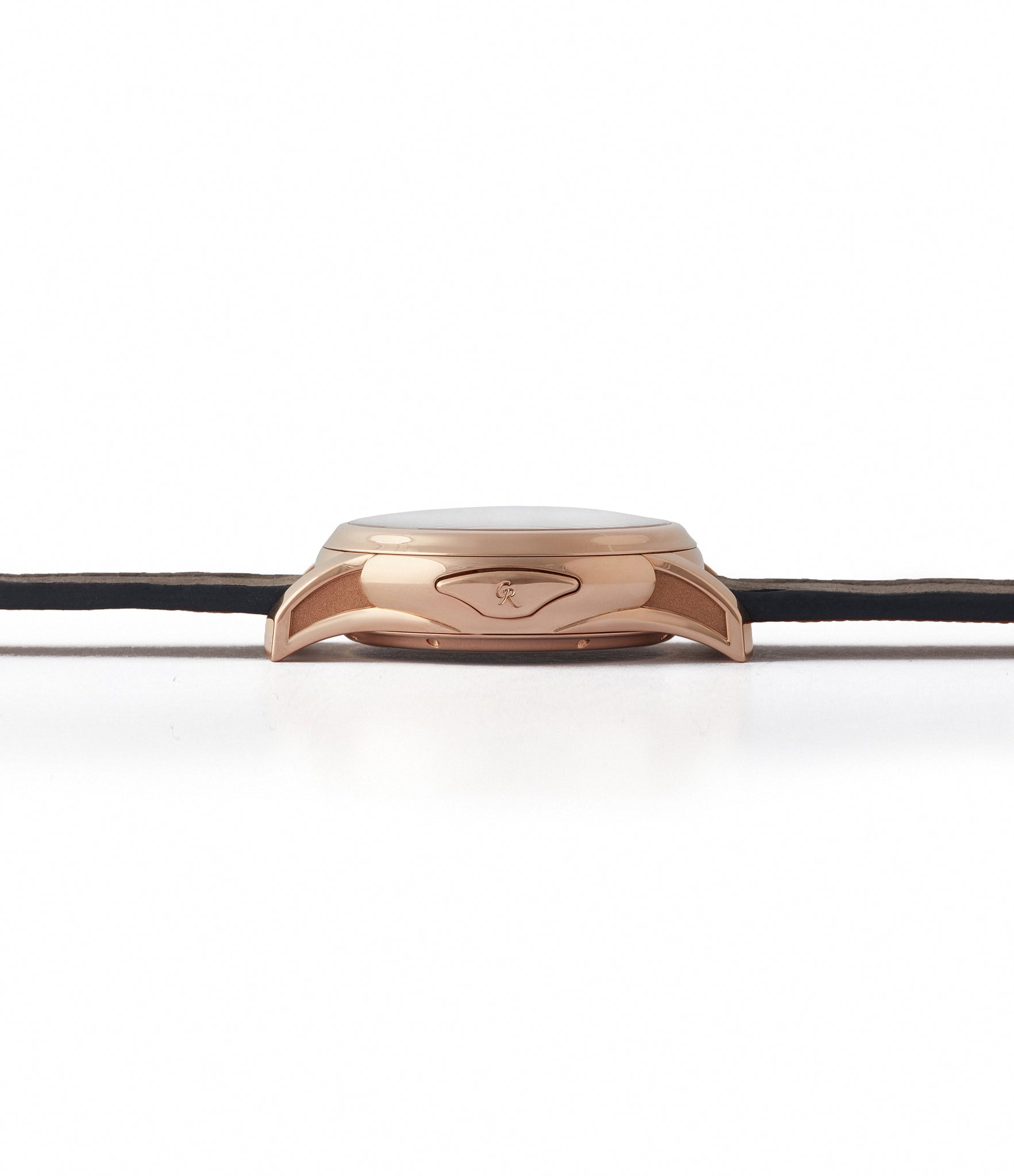 red gold Romain Gauthier Logical One dress watch by independent watchmaker for sale online at A Collected Man London UK specialist of rare watches