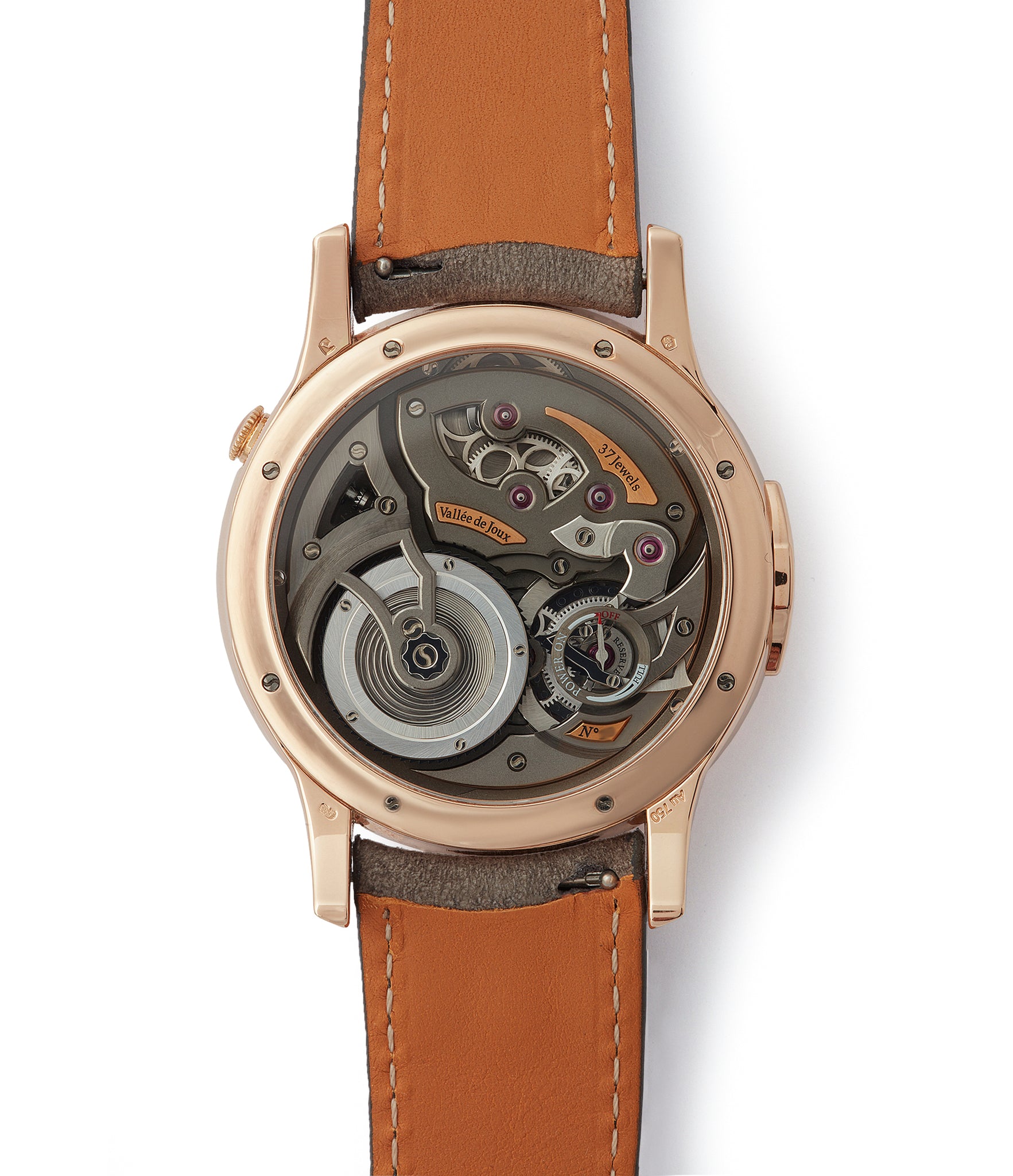 pink gold Romain Gauthier Logical One red gold dress watch by independent watchmaker for sale online at A Collected Man London UK specialist of rare watches