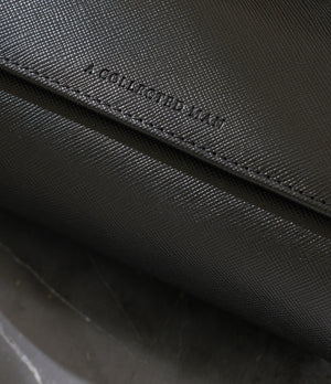 Rome, four-watch roll, black, saffiano leather | Buy A Collected Man Accessories