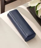 Rome, four-watch roll, midnight blue, saffiano leather | Buy A Collected Man Accessories
