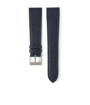 Buy saffiano quality watch strap in cosmic blue blue from A Collected Man London, in short or regular lengths. We are proud to offer these hand-crafted watch straps, thoughtfully made in Europe, to suit your watch. Available to order online for worldwide delivery.