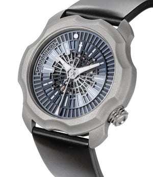 Sarpaneva Korona K0 Stainless Steel | Dial | On-wrist | Buy at A Collected Man | Available World Worldwide