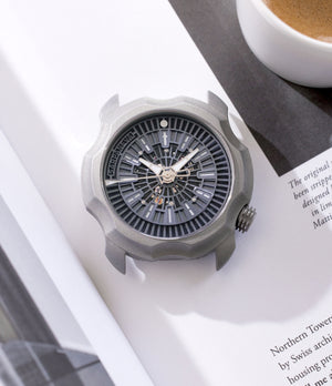 Sarpaneva Korona K0 Stainless Steel | Dial | On-wrist | Buy at A Collected Man | Available Worldwide