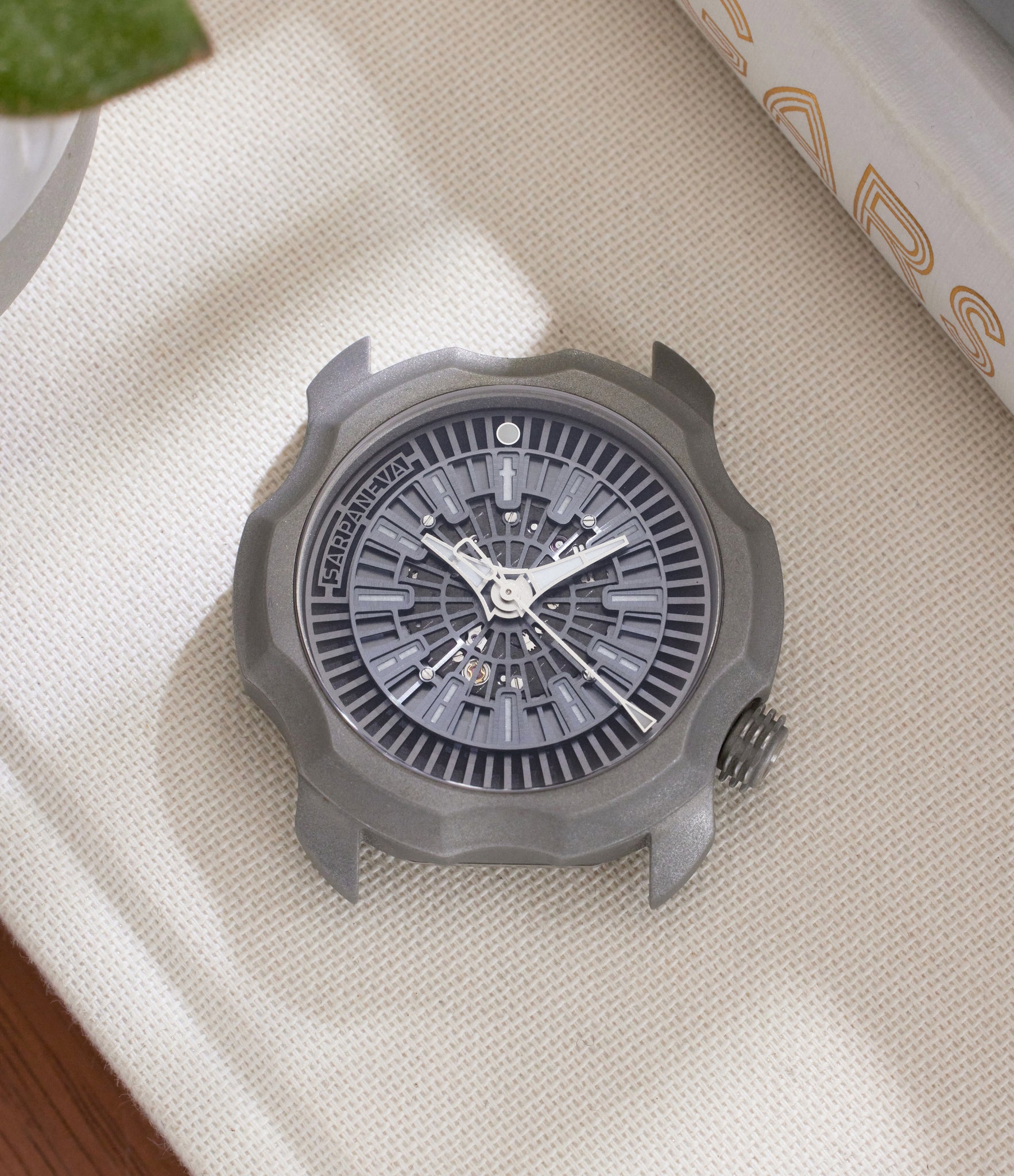 Sarpaneva Korona K0 Stainless Steel | Dial | On-wrist | Buy at A Collected Man | Available Worldwide