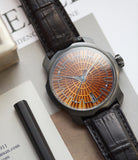 rare independent Finnish watchmaker Stepan Sarpaneva Korona K1 prototype copper dial for sale online at A Collected Man London specialist of independent watchmaker