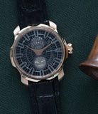buy preowned luxury watch Sarpaneva Korona rose gold time-only moonphase dress watch for sale online at A Collected Man London approved re-seller of independent watchmakers