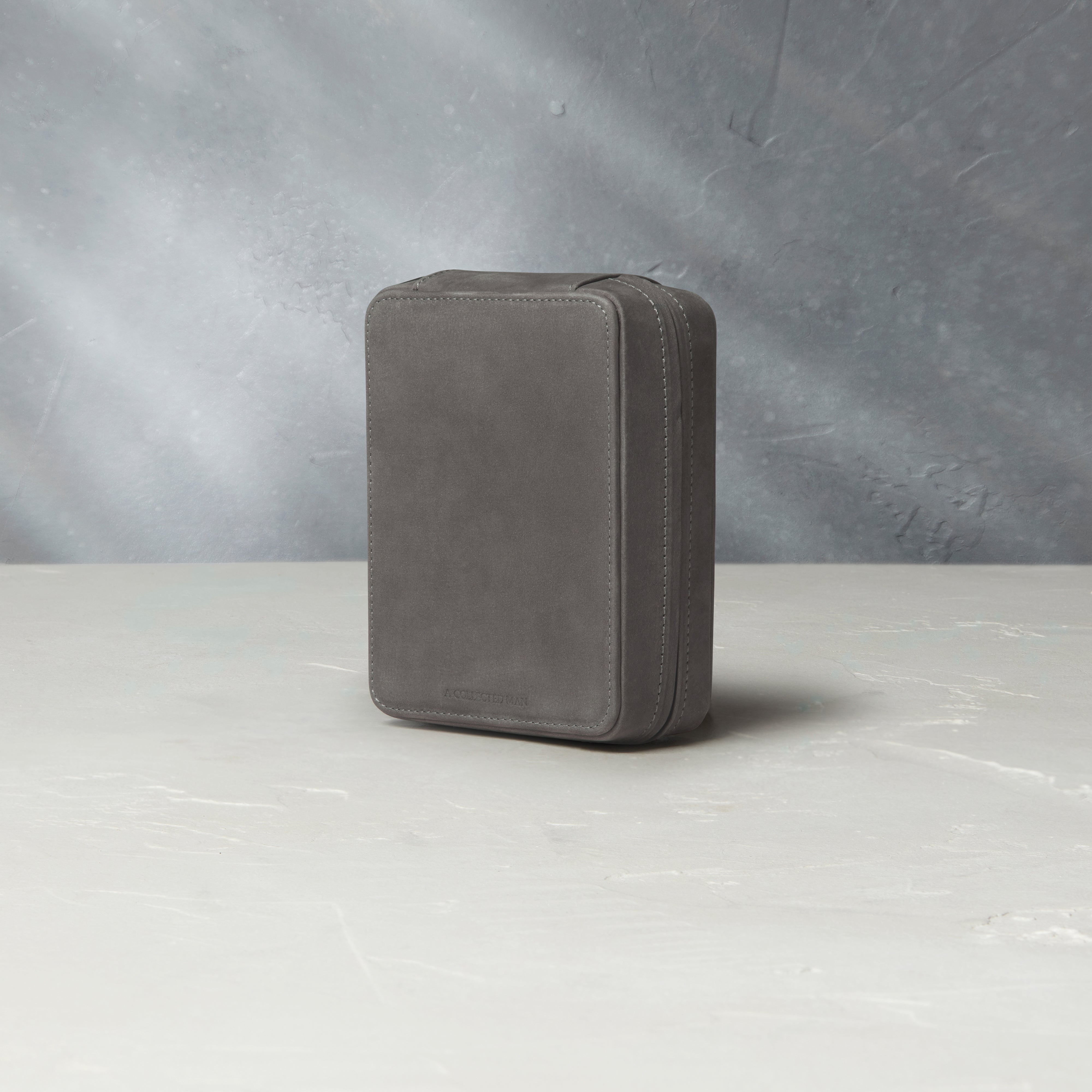 Four-watch case, charcoal grey, nubuck | Buy A Collected Man ...